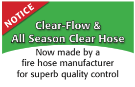 The Lightweight Water And Garden Hose Clear Flow